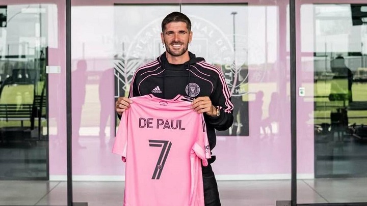 Lionel Messi och Rodrigo De Paul möttes i Inter Miami